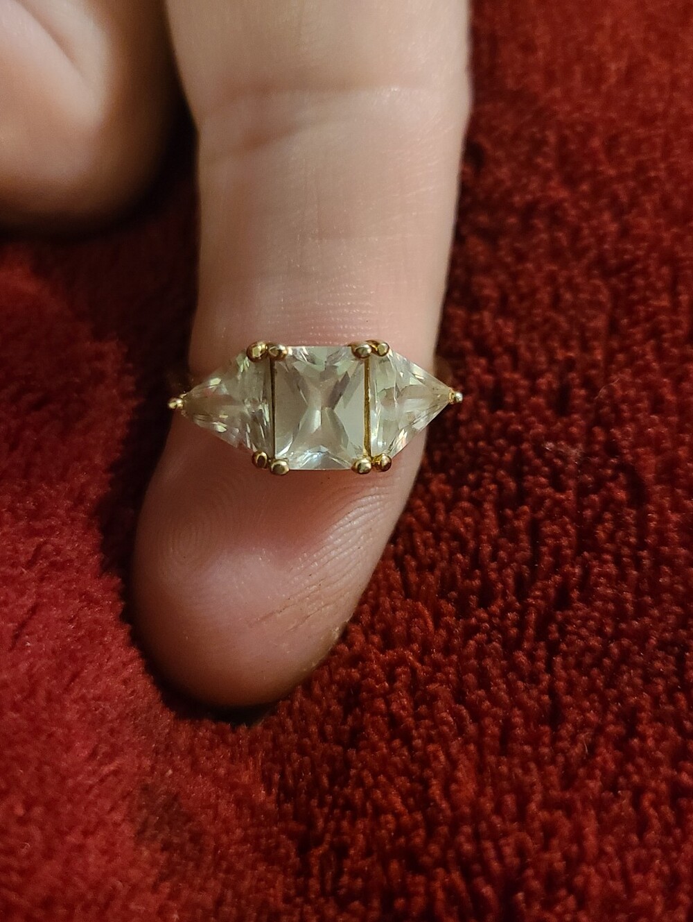 Sterling 925 Vermeil Ross Simon Ring